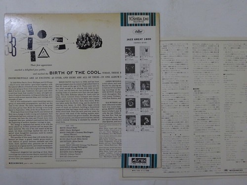 Miles Davis Geburt des coolen Capitol Records ECJ-50050 Japan VINYL LP OBI - Bild 2 von 3