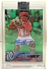 Raudy Read 2018 Topps Clearly Authentic on-card Autograph Auto RC Green #d 53/99