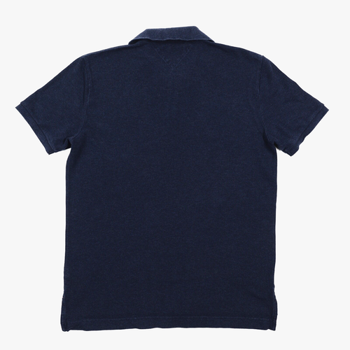 Polo Tommy Hilfiger Calce Clásico Piqué Para Hombre Mediano 100% Algodón Azul Marino - Imagen 7 de 10