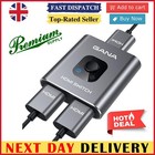 HDMI Splitter, 4K HDMI Switch 2 in 1 Out or 1 in 2 Out, Aluminum HDMI Switcher f