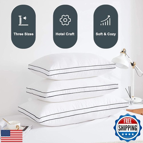 Gehannah Bed Pillows for Sleeping(2 Pack), Luxury Plush Soft Pillow with Home - Picture 3 of 5