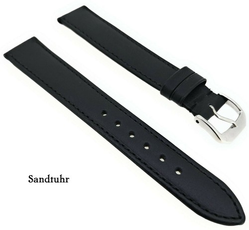 feines stabiles Uhrenarmband, Uhrband schwarz 16mm Made in Germny / 128 - Picture 1 of 3