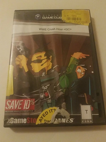 Nintendo Gamecube WWE WWF Crush Hour (2003, GC). GME Case And Disc Only. RaRe