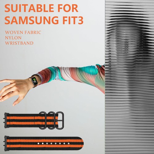 Breathable Nylon Strap For Galaxy Fit 3 Fitness Tracker Adjustable Sport Band - 第 7/58 張圖片
