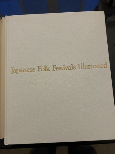 Hideo Haga / Japanese Folk Festivals Illustrated 1st Edition 1970w/dust Jacket - Picture 8 of 9