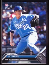 Zack Greinke Royals 225th Career Win vs Yankees 2023 TOPPS NOW #957 Base SP