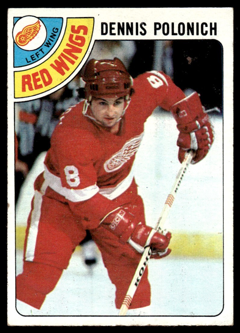 1978-79 Topps Dennis Polonich Detroit Red Wings #106