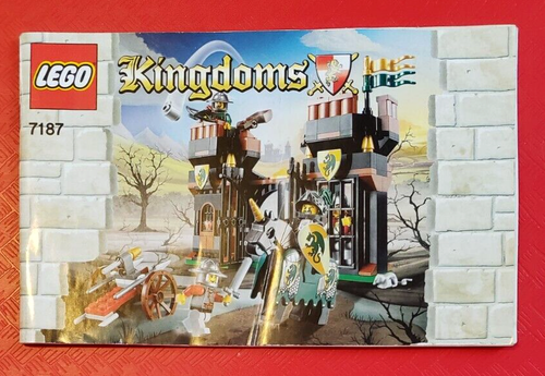 LEGO CITY 2011 KINGDOMS Escape from Dragon's Prison 7187 Instruction Manual Only - Picture 5 of 5