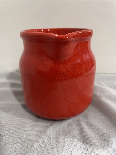 Waechtersbach Germany Red Pitcher 4 1/2x 5 3/4" - Picture 2 of 6