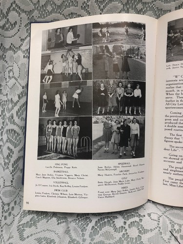 1941 WEST SEATTLE HIGH SCHOOL JAHRBUCH KIMTAH - Bild 9 von 9