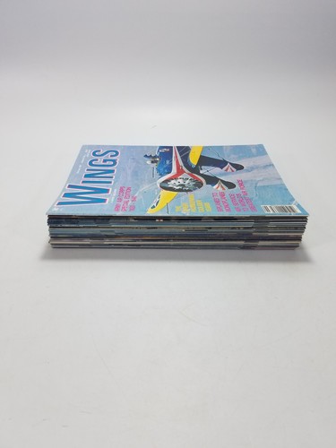 Lot of (18) Wings - A Sentry Magazine. Complete 1985 thru 1987 w/ Slip Case VG - Imagen 6 de 11