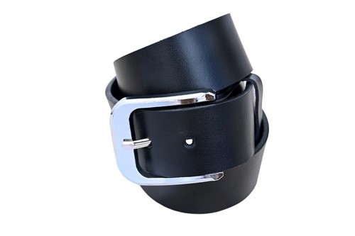 Strapazierfähiger handgefertigter Ledergürtel Ledergürtel braun/schwarz 1,5" Einteiler - Bild 6 von 8