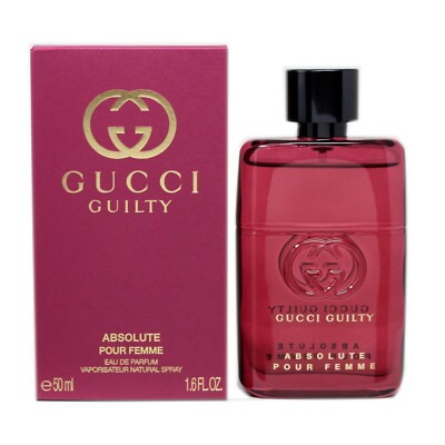 GUCCI GUILTY ABSOLUTE POUR FEMME EAU DE PARFUM NATURAL SPRAY 50 ML/1.6 FL.OZ.