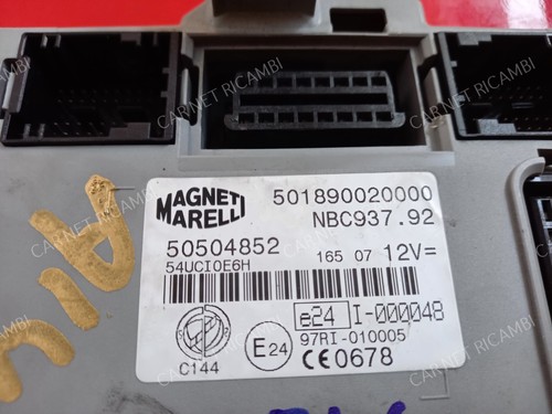 50504852 NBC937.92 501890020000 CENTRALINA BCM BODY COMPUTER ALFA ROMEO 147 937 - Picture 2 of 21