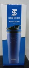 Ice Shaker Insulated Stainless Steel 36oz Shaker Bottle, 30+ Hrs Cold, Navy