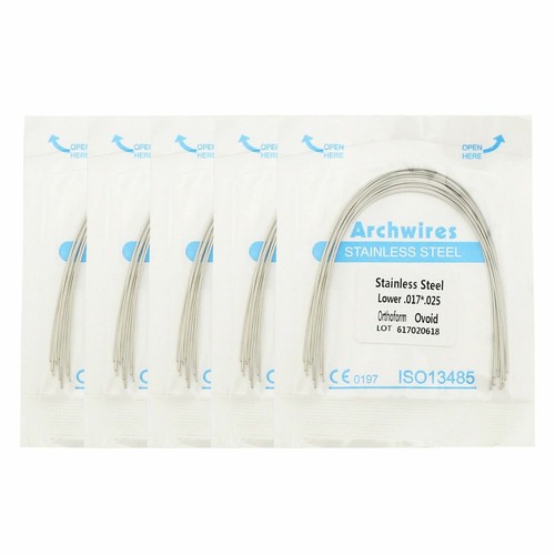 10 Pcs Dental Orthodontic Rectangular Niti/Steel/Thermal Activated Arch Wire - Picture 32 of 34