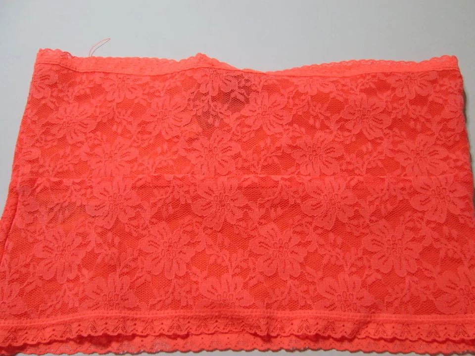 Nuevo con etiquetas Sujetador Forever 21 Talla M Naranja Inalámbrico Sin Forro Pullover Bandeau Foto 2 de 4