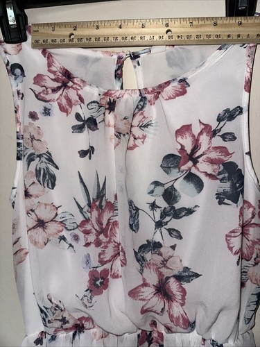 Girl's H&M Floral Sleeveless Dress Size 11-12 - Picture 5 of 11