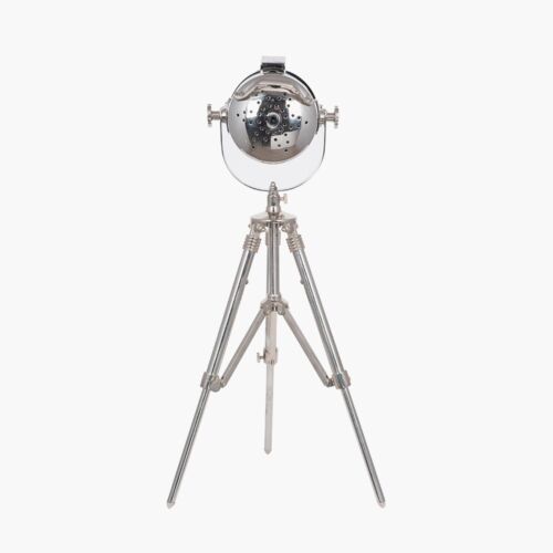 Marine Tripod Table Lamp Retro Metal Searchlight Vintage Accent Living Room Lamp - Picture 5 of 14