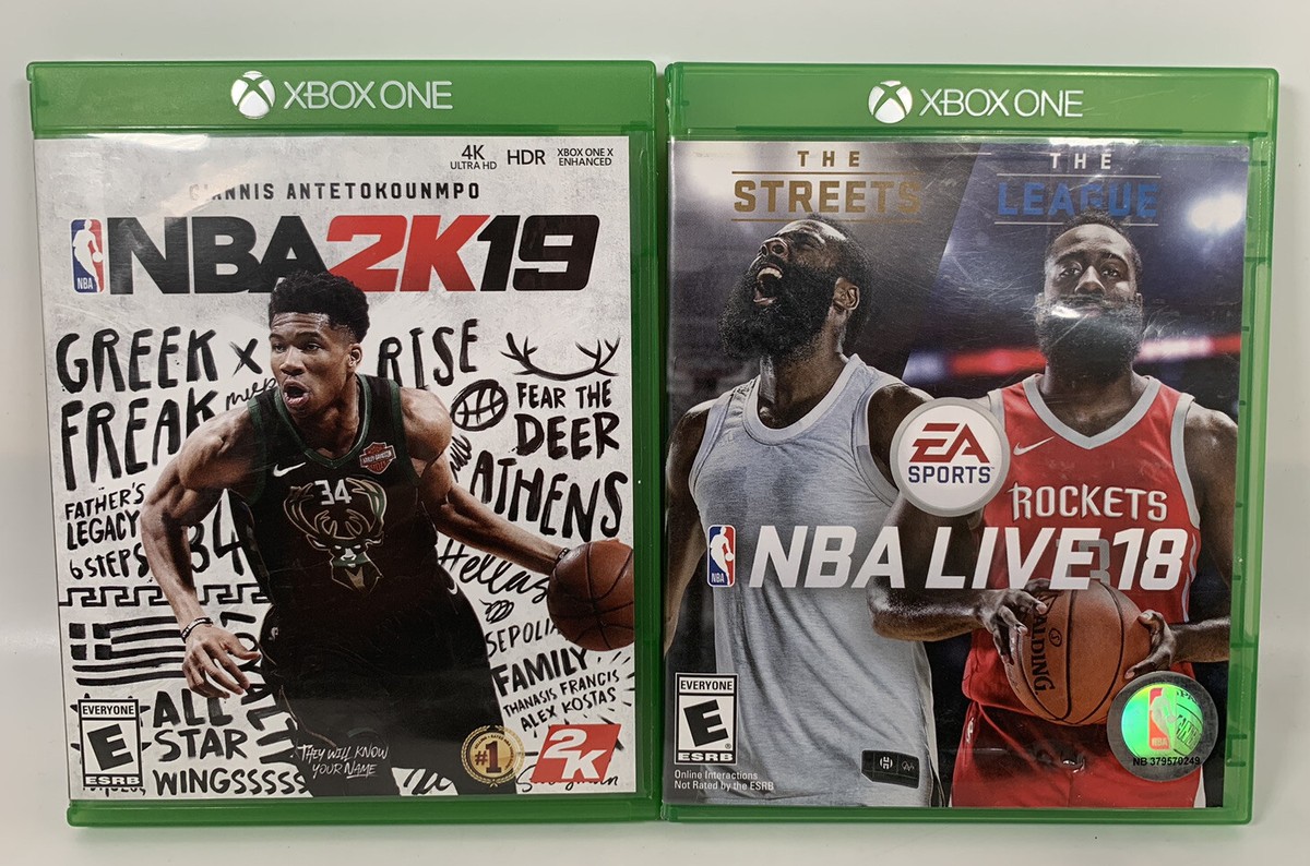 Nba 2k19 Xbox One Bundle Sale NBA 2K19 NBA Live 18 Bundle