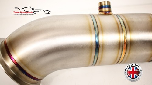 Sección de tubo de prueba de tubo de escape SS 4 pulgadas para modelos BMW M135i M235i EWG - Imagen 9 de 10