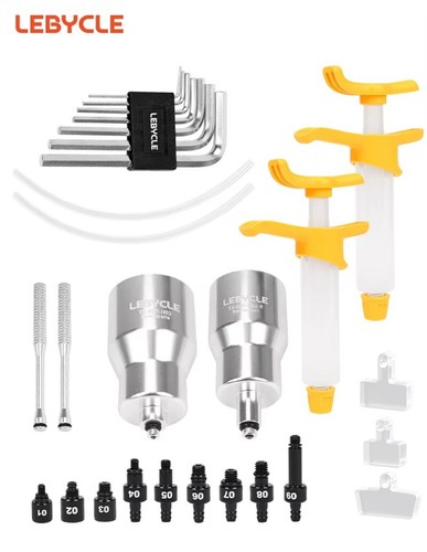 Kit de purga de aleación de bicicleta de carretera MTB para sistema de herramientas de purga de aceite de freno herramientas de freno - Imagen 10 de 21