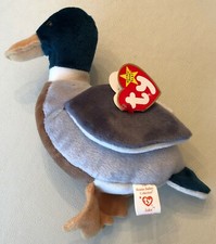 Ty Beanie Baby Jake The Mallard Drake Duck, 1997 1998 Error Tags