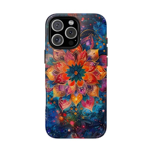 Mandala Flower Watercolor Phone Case for iPhone, Samsung Galaxy, Pixel - 第 1/256 張圖片