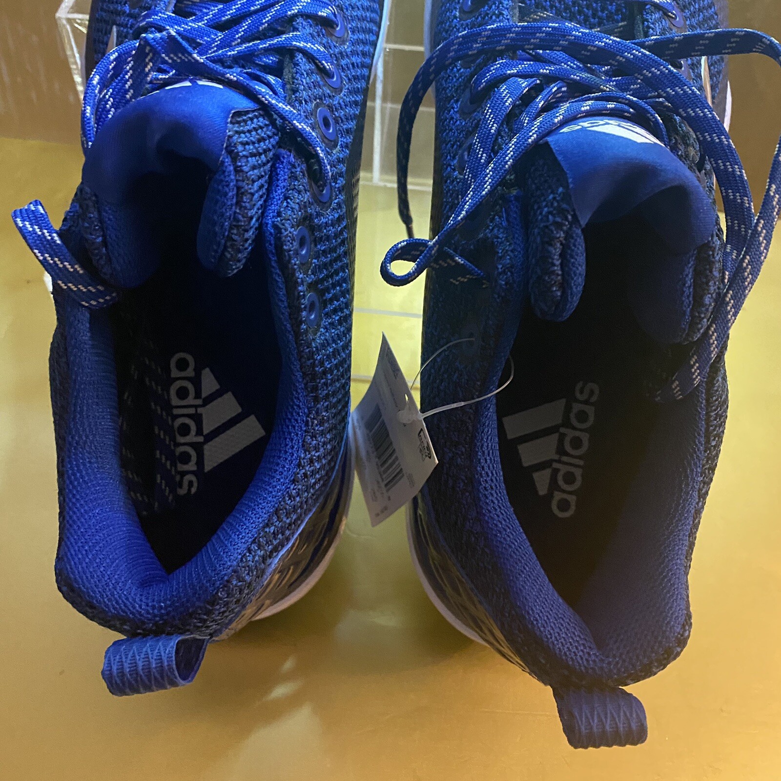 Adidas Power Alley 5 W Ladies Baseball Cleats Royal Blue Silver Size 10 (B39221) thumbnail 8
