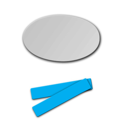 S-651L Replacement Mirror Glass for 02-08 MINI COOPER Driver Side View Left LF