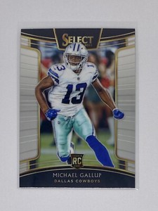 2018 Panini Select Michael Gallup Concourse #94 Dallas Cowboys Rookie RC
