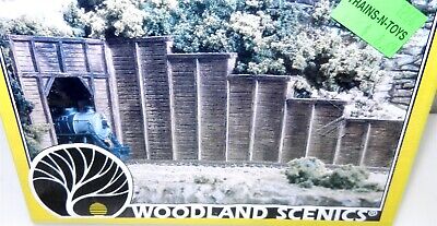 Woodland Scenics HO Scale Timber Retaining Wall Sections - C1260 Woodland Scenics HO Scale Timber Retaining Wall Sections - C1260