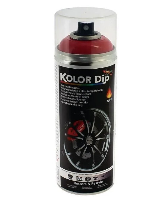 Peinture haute température rouge étrier de frein 400ml pour étriers et tambours auto