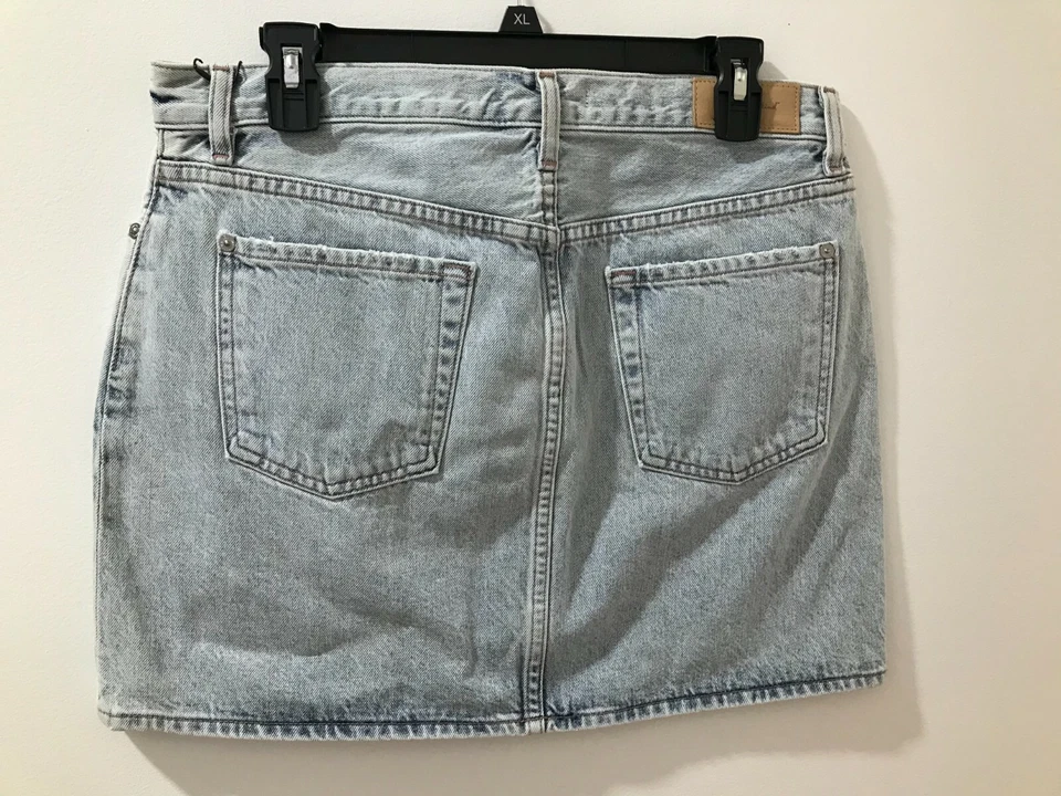 Mini faldas de mezclilla 7 For All Mankind para mujer talla 30 Cloud $129 nuevas con etiquetas #au9232066 Foto 2 de 4