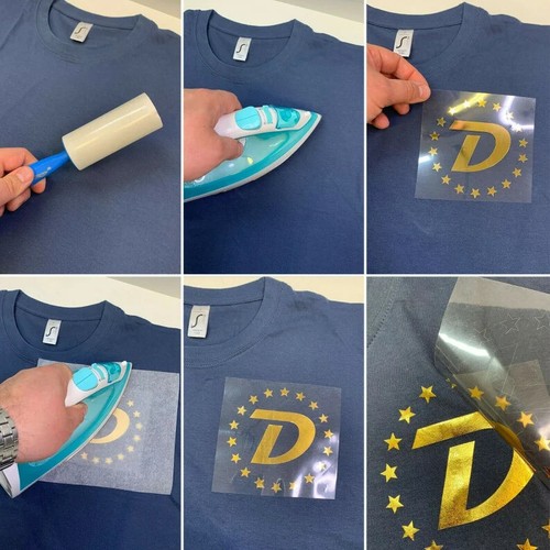 DIY Iron on Decal T-shirt Custom Heat Transfers Personalised Text Lot Printing - Picture 5 of 10