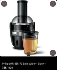 Philips Viva Spin Juicer - Black (HR1855/70)