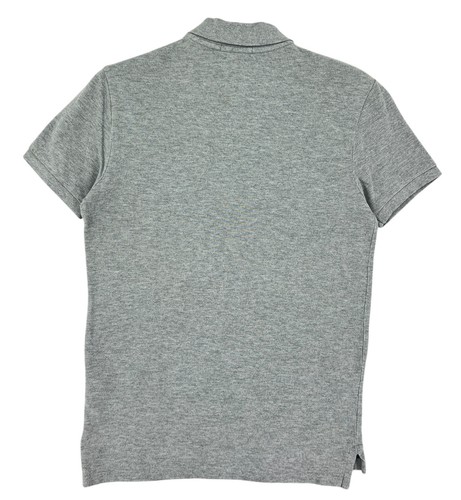 Polo Ralph Lauren Personalizada Delgada Gris Cuello Polo Camiseta Hombres Talla M - Imagen 2 de 8