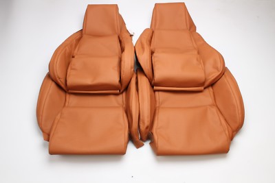 Corvette C4 Real Leather Seat Covers for Standard Seats Saddle Custom ...