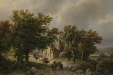  oil painting handpainted on canvas "The raging wind"