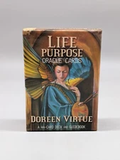Life Purpose Oracle Cards Doreen Virtue 44 Card Deck & Guidebook New Age