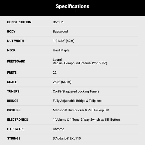 Cort Manson MBM-2 Starlight Silver Meta Serie Matthew Bellamy Signature P90 - Bild 10 von 10