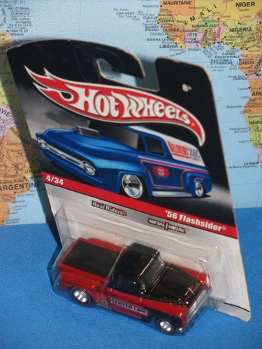 HOT WHEELS 1956 FLASHSIDER 56 #4/34 REAL RIDERS ***BRANDNEU & SELTEN*** - Bild 3 von 12