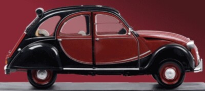 Citroën 2CV – Toit Complet à Monter – Maquette échelle 1/6