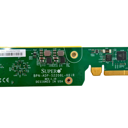 Supermicro Backplane 2U Podwójne podwozie CSE-217HQ 2027TR-H72RF+ BPN-ADP-S2208L-H6IR - Zdjęcie 5 z 5