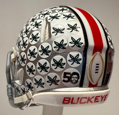 Ohio State Buckeyes 2024/5 National Championship Mini Riddell Football Helm - Bild 4 von 10