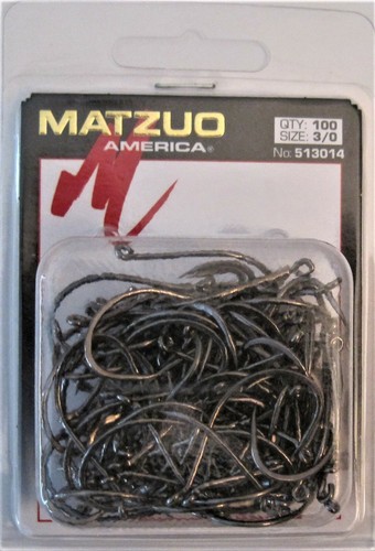 100 Matzuo 513014 Ganci per pesce testa in acciaio salmone barbless taglie 6, 2, 2/0, 3/0 - Foto 4 di 13
