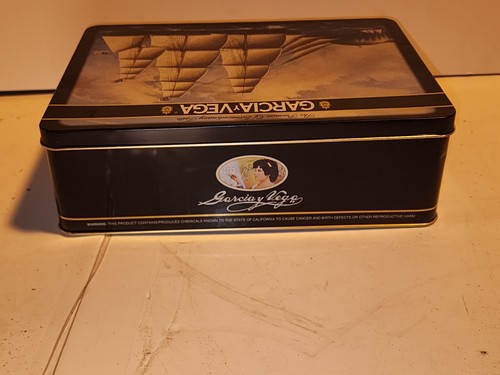 Garcia Y Vega Cigarro Lata Clipper Velero La Serpiente de Mar -Buen Estado- Vacío - Imagen 6 de 9