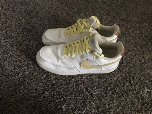 Nike Court Vision Canvas Low White Sesame Shoes Sneakers Size 11 - Picture 2 of 12