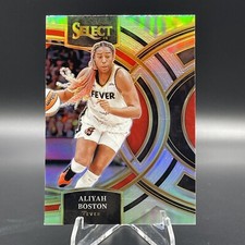 2024 Panini Select WNBA Aliyah Boston Premier Silver Prizm #126 Indiana Fever