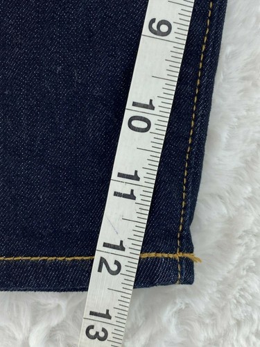 Pantalones cortos de mezclilla Old Navy RockStar para mujer 4 bermudas lavado oscuro elásticos de 5 bolsillos - Imagen 4 de 7